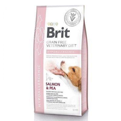 Brit VetDiets Dog Hypoallergenic для собак з харчовою алергією, 12 кг 170938/8035 фото