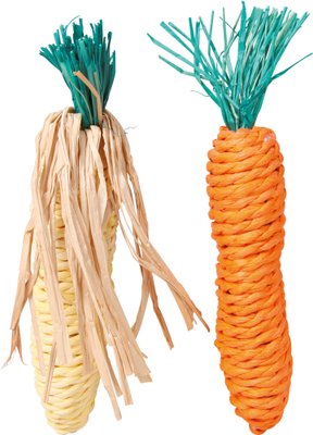 Іграшка Trixie Морква+кукуруза для гризунів, 15 см (сизаль) 6192 фото