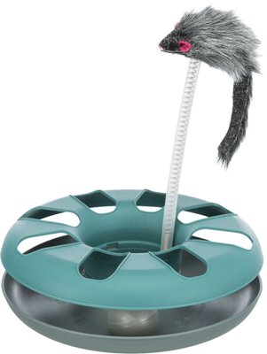 Іграшка Trixie Трек ігровий з мишкою «Crazy Circle» для котів, d:24 см, h:29 см 4135 фото