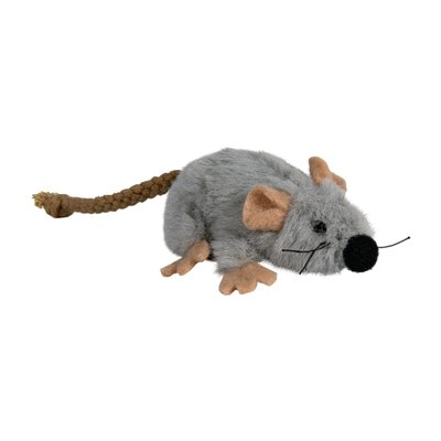 Іграшка Trixie Мишка з котячою м'ятою для котів, 7 см (плюш) 45735 фото