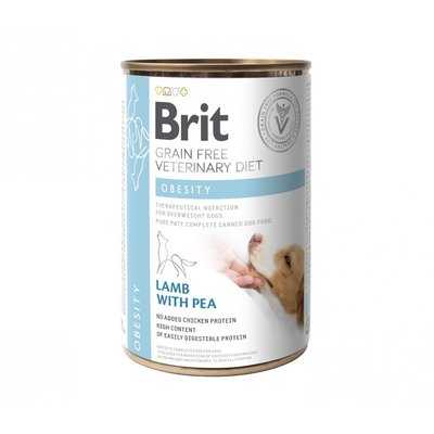 Brit VetDiets Dog Obesity консерви при надмірній вазі у собак, 400 г 100283/6115 фото
