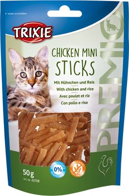 Ласощі Trixie Premio Mini Sticks для котів, курка/рис, 50 г 42708 фото