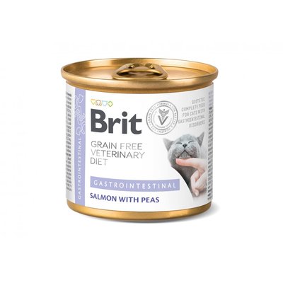 Brit VetDiets Cat Gastrointestinal консерви при захвор. ШКТ у кот 200г 100712 фото