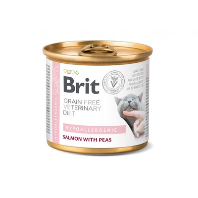Brit VetDiets Cat Hypoallergenic консерви д/котів з харч. алерг. 200г 100709 фото
