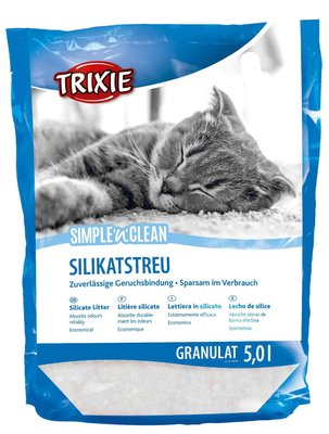Наповнювач Trixie Simple&Clean для котів, сілікагелевий, 5 л 4026 фото