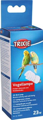 Лампа Trixie для декоративних птахів, що живуть в приміщенні, повного УФ-спектра, 23Вт, E27 55001 фото