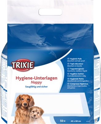Пелюшки Trixie для собак, 40 x 60 см, 50 шт. (целюлоза) 23417 фото