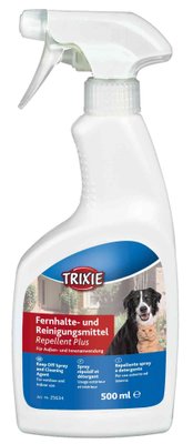 Спрей Trixie Repellent для котів та собак, відлякувач-очищувач для зовнішнього та внутрішнього застосування, 500 мл 25634 фото