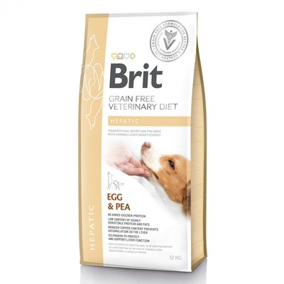 Brit VetDiets Dog Hepatic для собак з захворюваннями печінки, 12 кг 170946/528158 фото