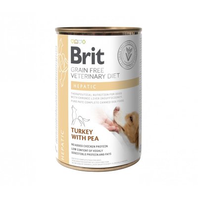 Brit VetDiets Dog Hepatic консерви д/підтримки печінки у собак 400г 100275/6030 фото